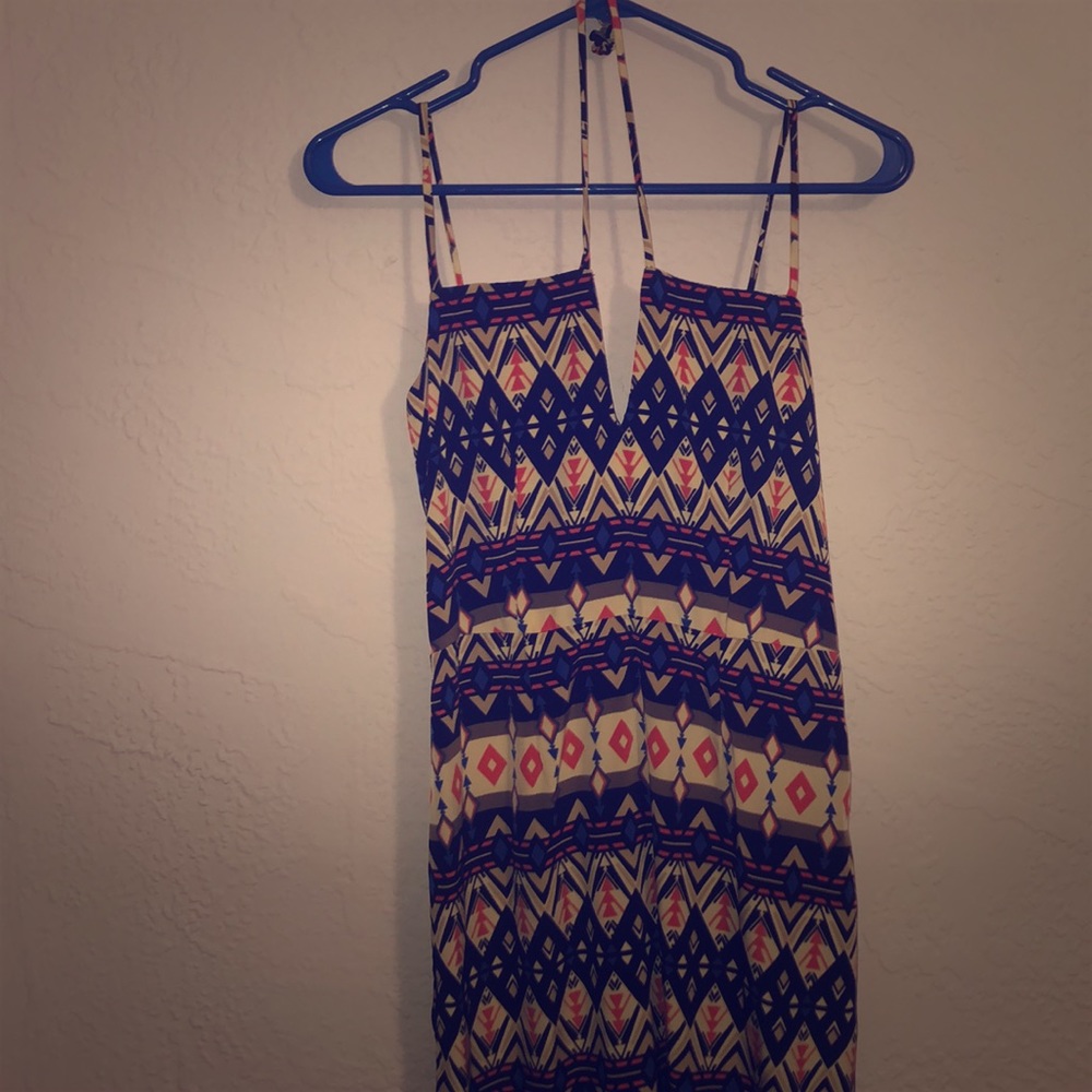 Tribal maxi dress
